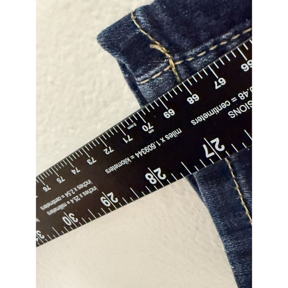 BKE Aaron Men's Jeans Size 26S Teen Boy Dark Wash Denim Buckle Slim Straight EUC - Picture 9 of 12